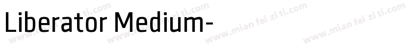 Liberator Medium字体转换